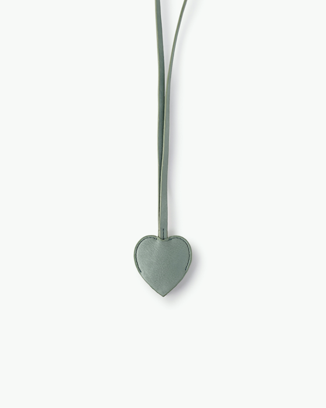 Heart Charm- Sage