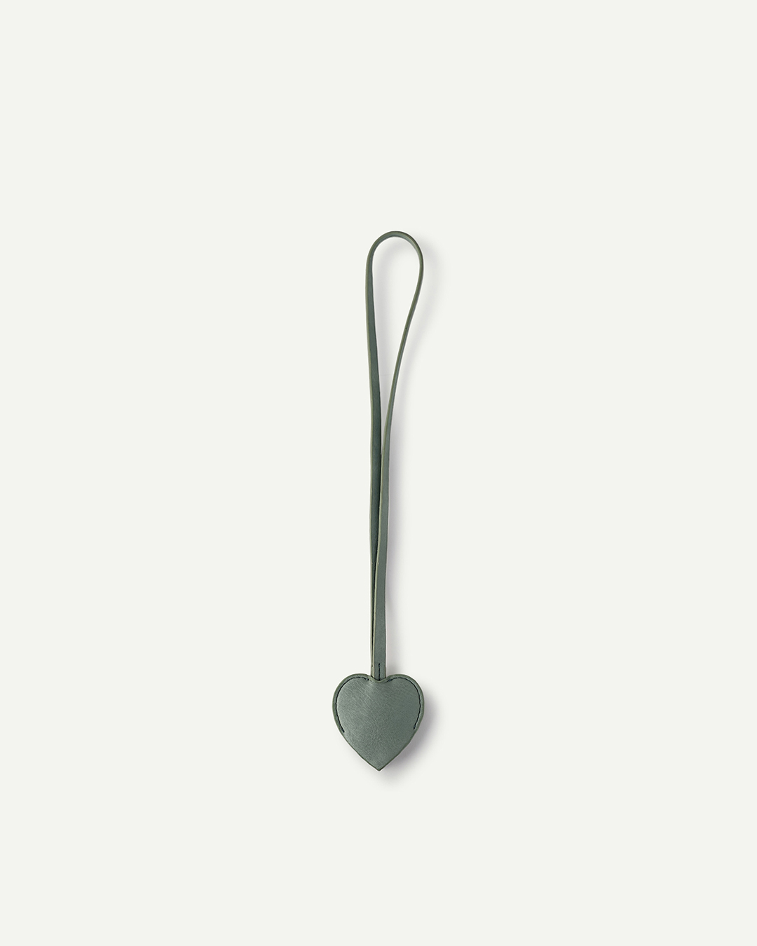 Heart Charm- Sage