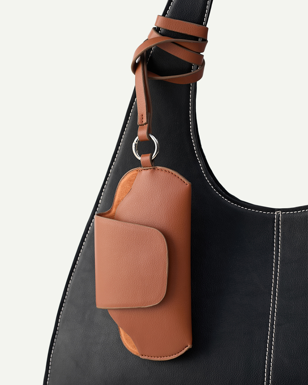 Sunglass Holder- Tan
