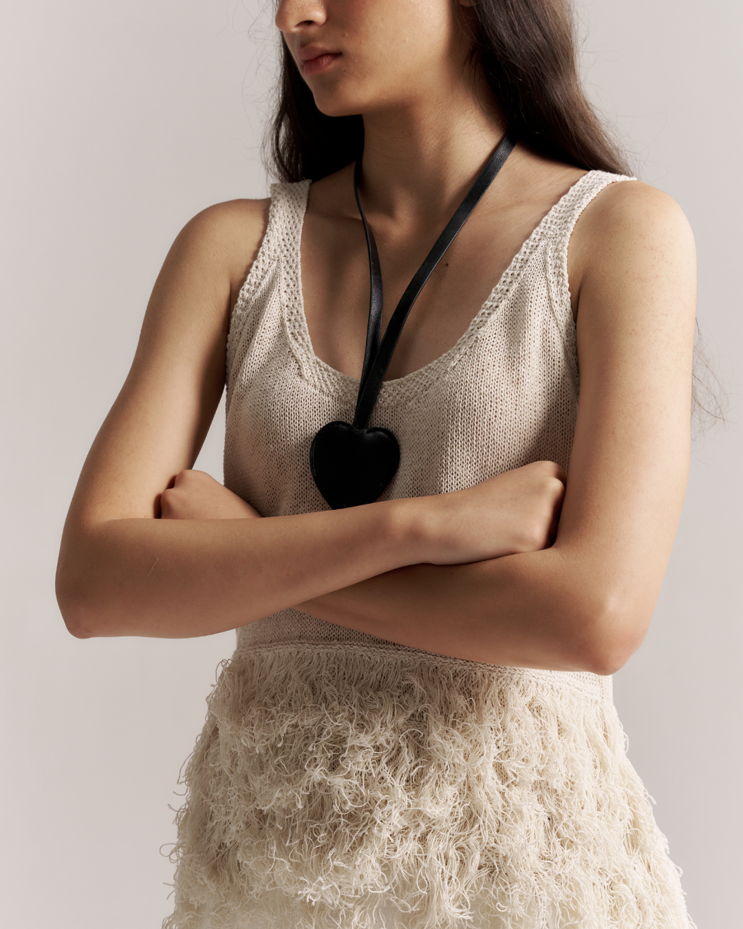 Heart Charm- Black